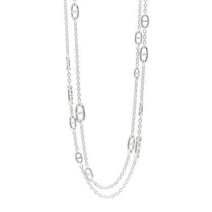 Hermes Sterling Silver Farandole Necklace 160 1 of 6