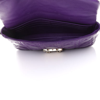 Christian Dior Patent Cannage New Lock Pouch Purple 5 of 11