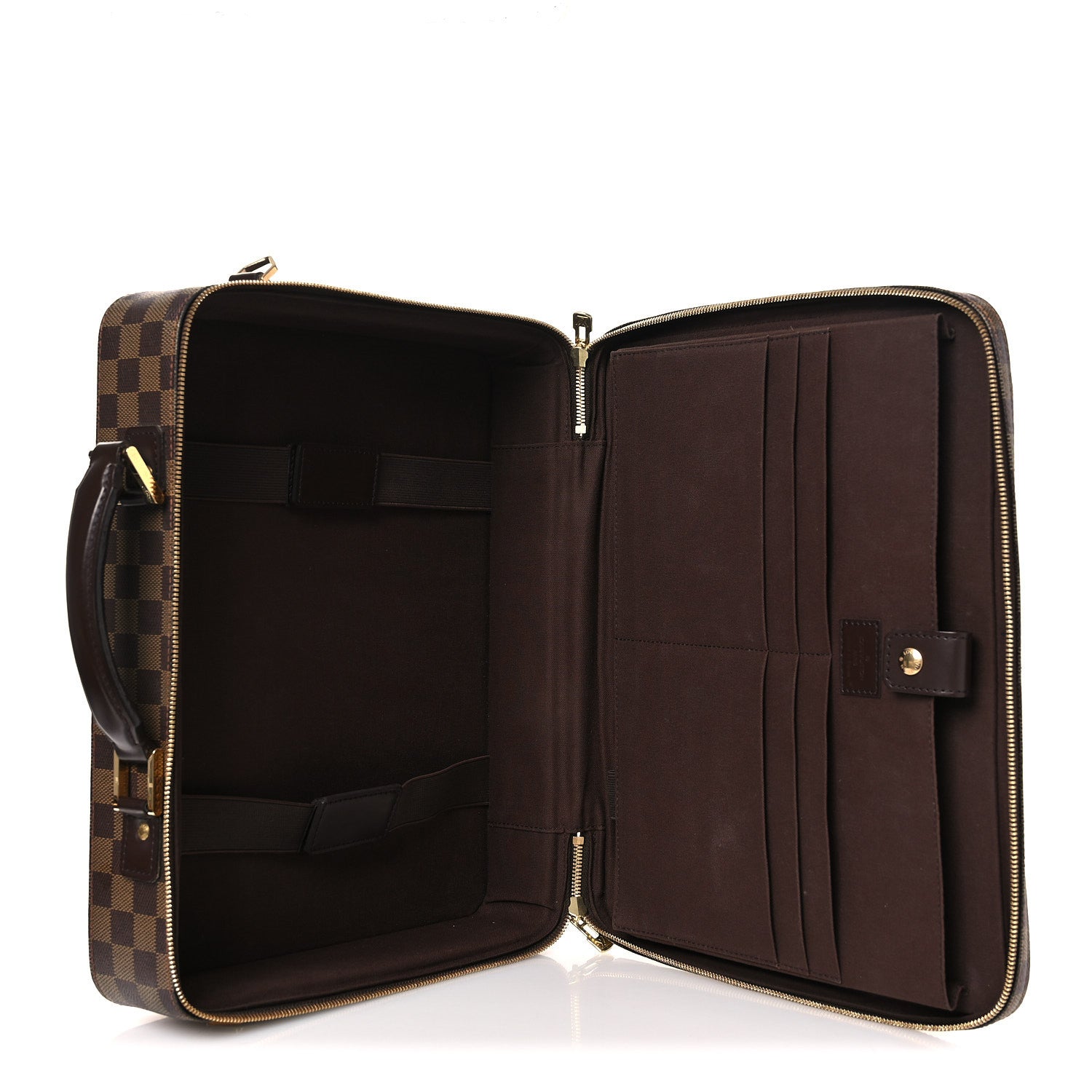 Louis Vuitton Damier Ebene Porte Ordinateur Sabana Computer Case 6 of 14