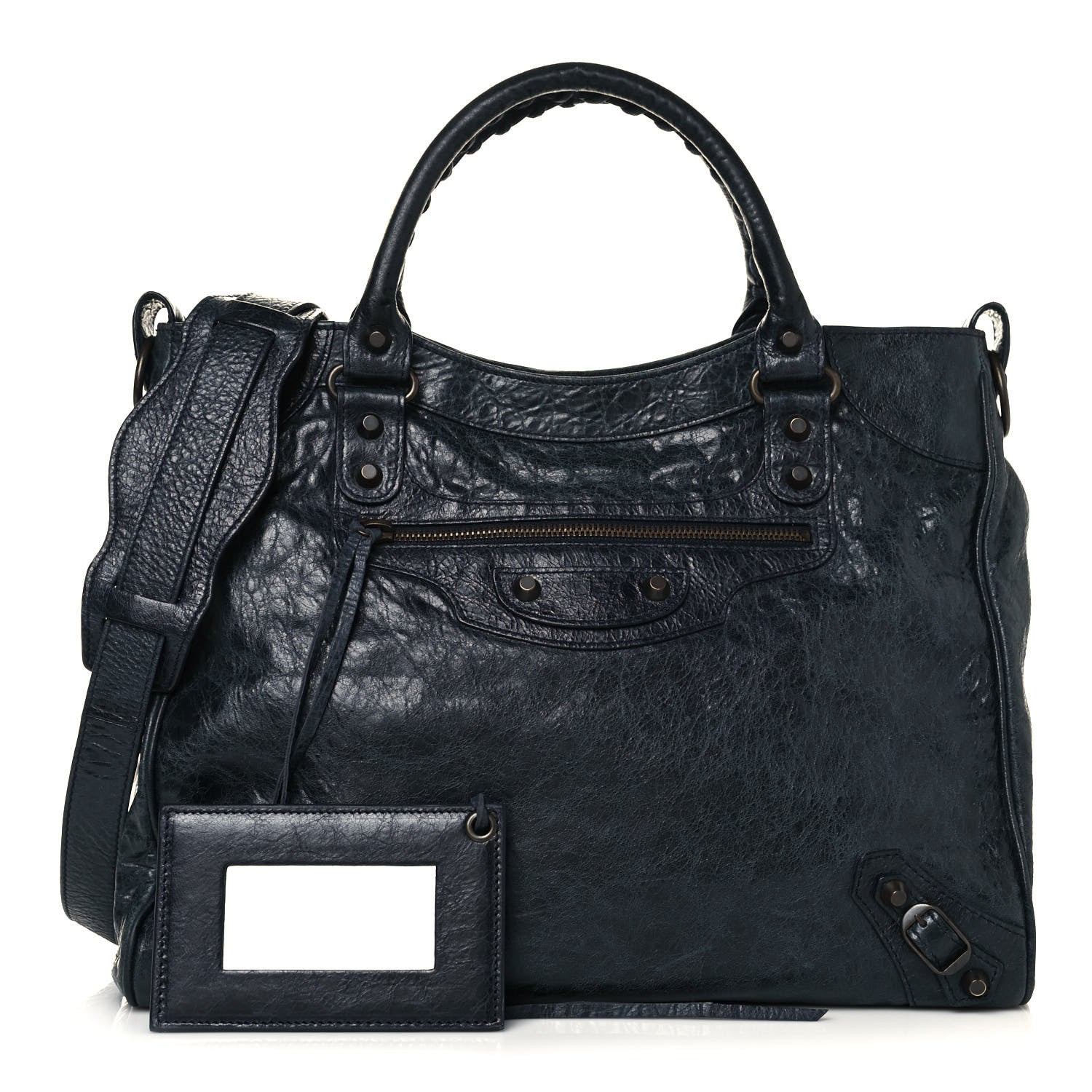 Balenciaga Agneau Classic Hardware Velo Dark Night 1 of 14