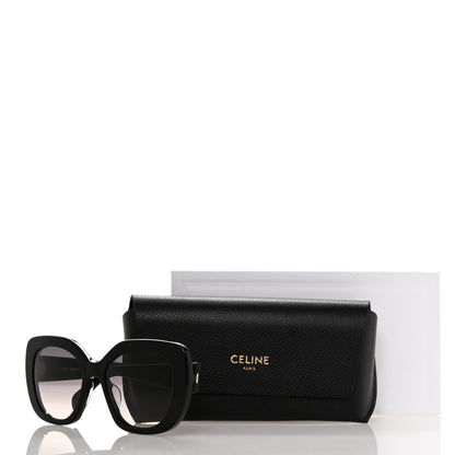Celine Acetate Triomphe 01 Square Sunglasses CL 40226U Black 7 of 7