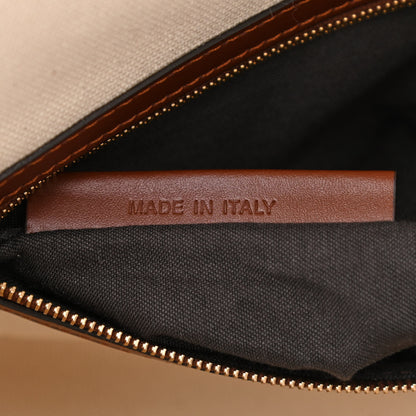 Fendi X SARA COLEMAN Canvas Vitello King Seta FF Fish Eye Embroidered Baguette Grezzo Multicolor Ghianda 7 of 11