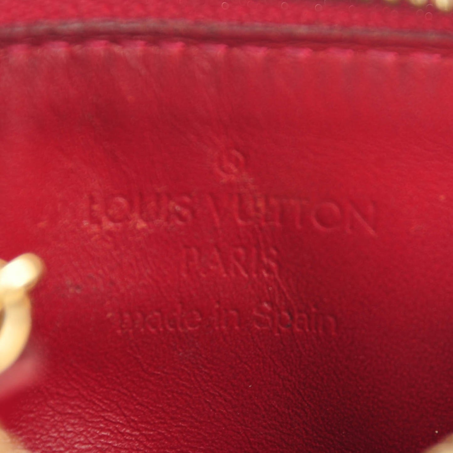 Vernis Key Pouch Pomme D'Amour