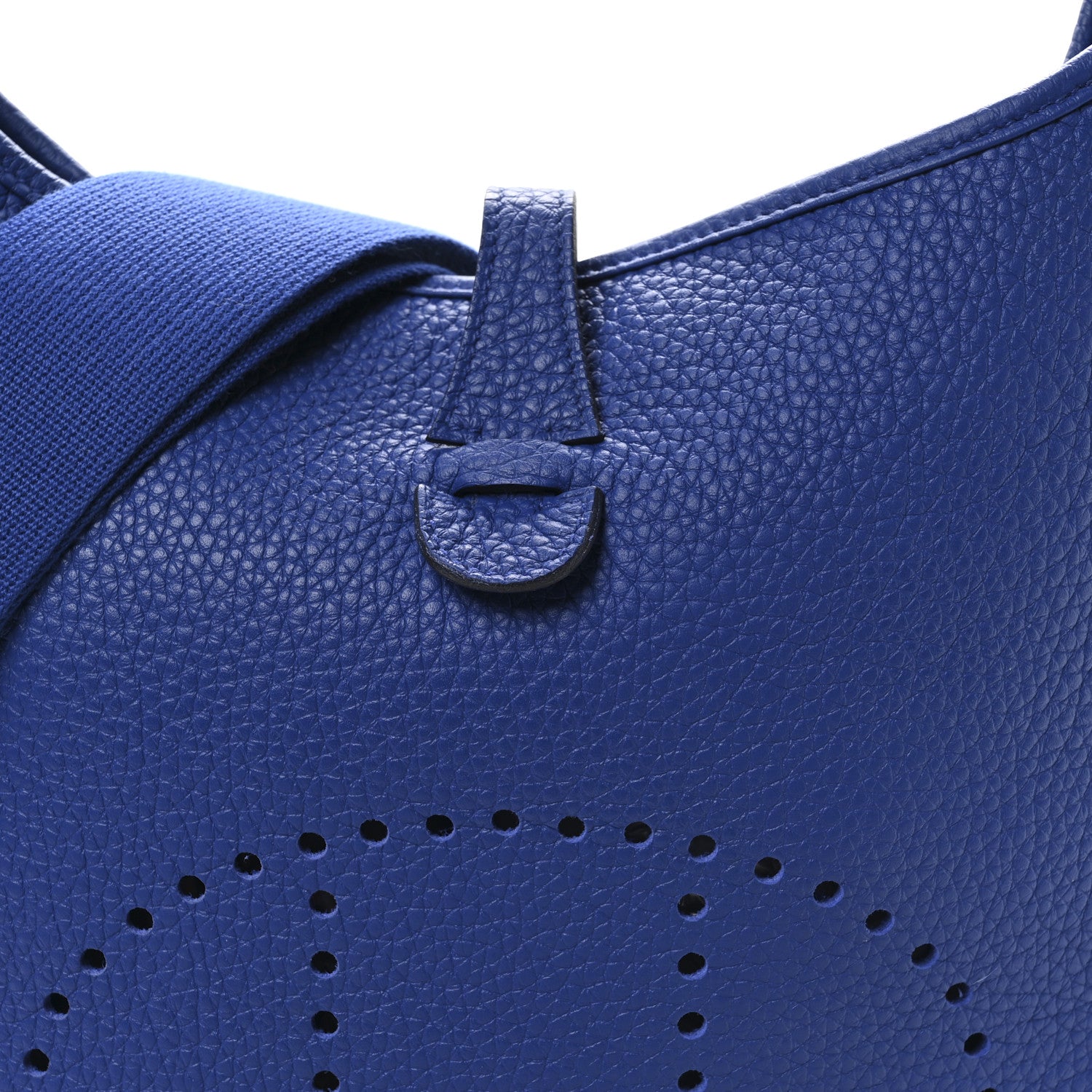 Hermes Taurillon Clemence Evelyne III PM Bleu Royal 8 of 11