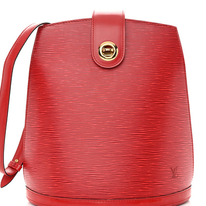 Louis Vuitton Epi Cluny Castillan Red 9 of 15