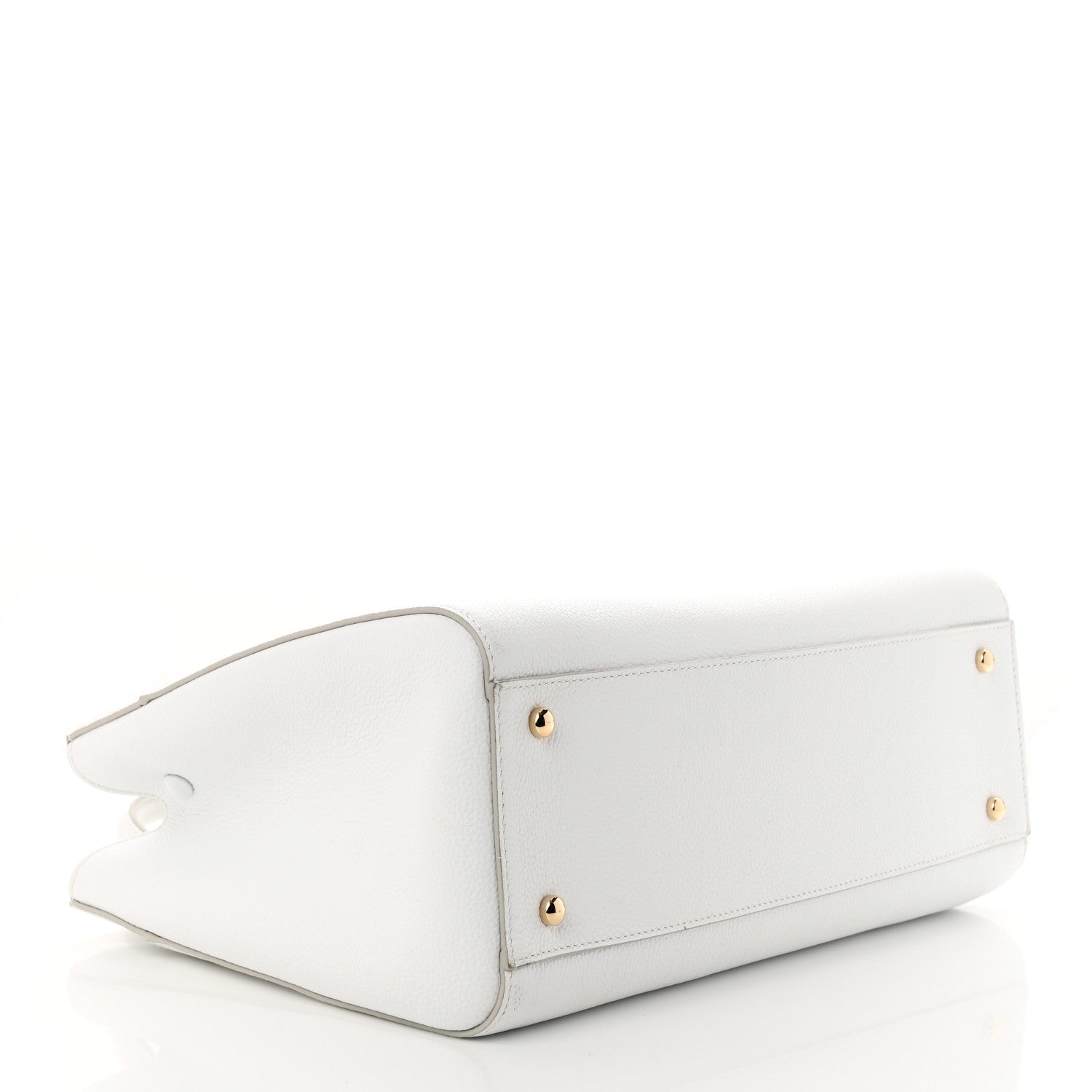 Chanel Grained Calfskin Small Neo Executive Shopper Tote White 4 of 12