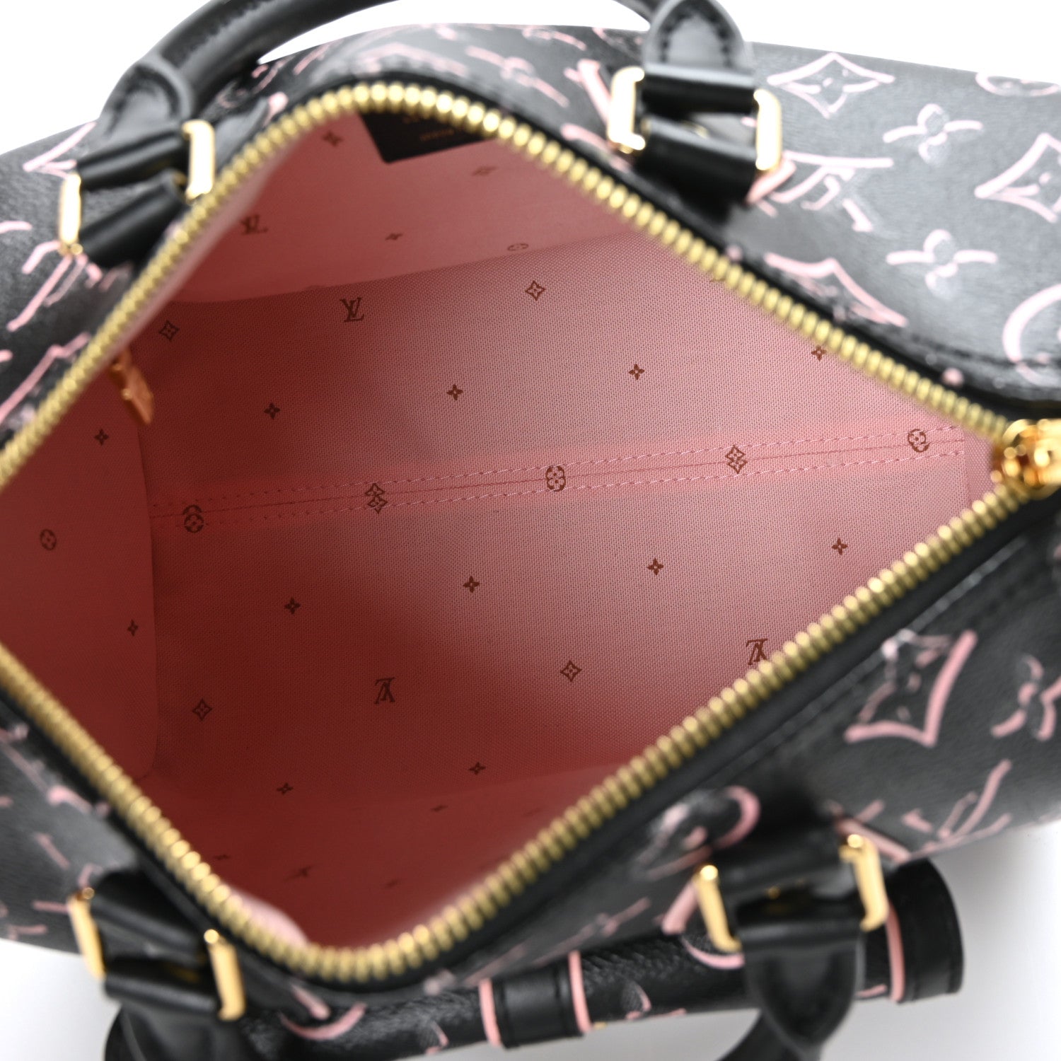 Louis Vuitton Monogram Fall for You Speedy Bandouliere 25 Black 5 of 8