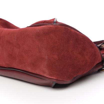 Chloe Suede Small Lexa Shoulder Bag Sienna Red 9 of 9