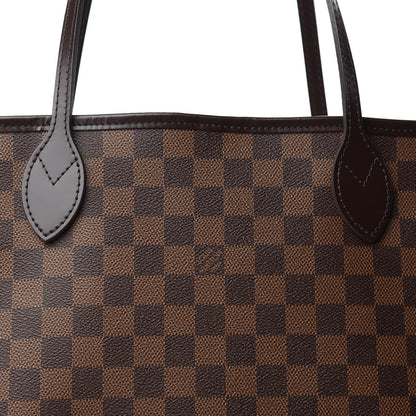 Louis Vuitton Damier Ebene Neo Neverfull MM Rose Ballerine 14 of 15