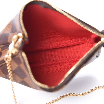 Louis Vuitton Damier Ebene Mini Pochette Accessories 5 of 8