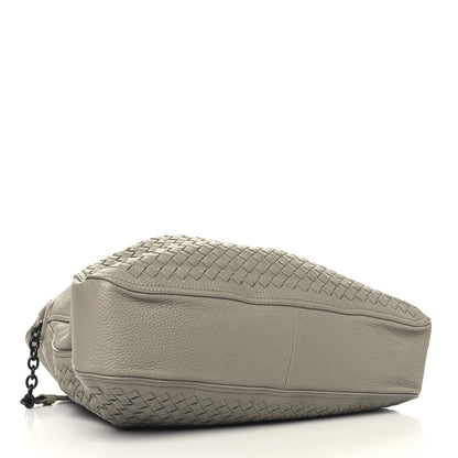 Bottega Veneta Cervo Intrecciato Flap Top Hobo Almond 4 of 9