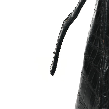 Fendi Crocodile Beaded Gecko Mama Baguette Black 11 of 11