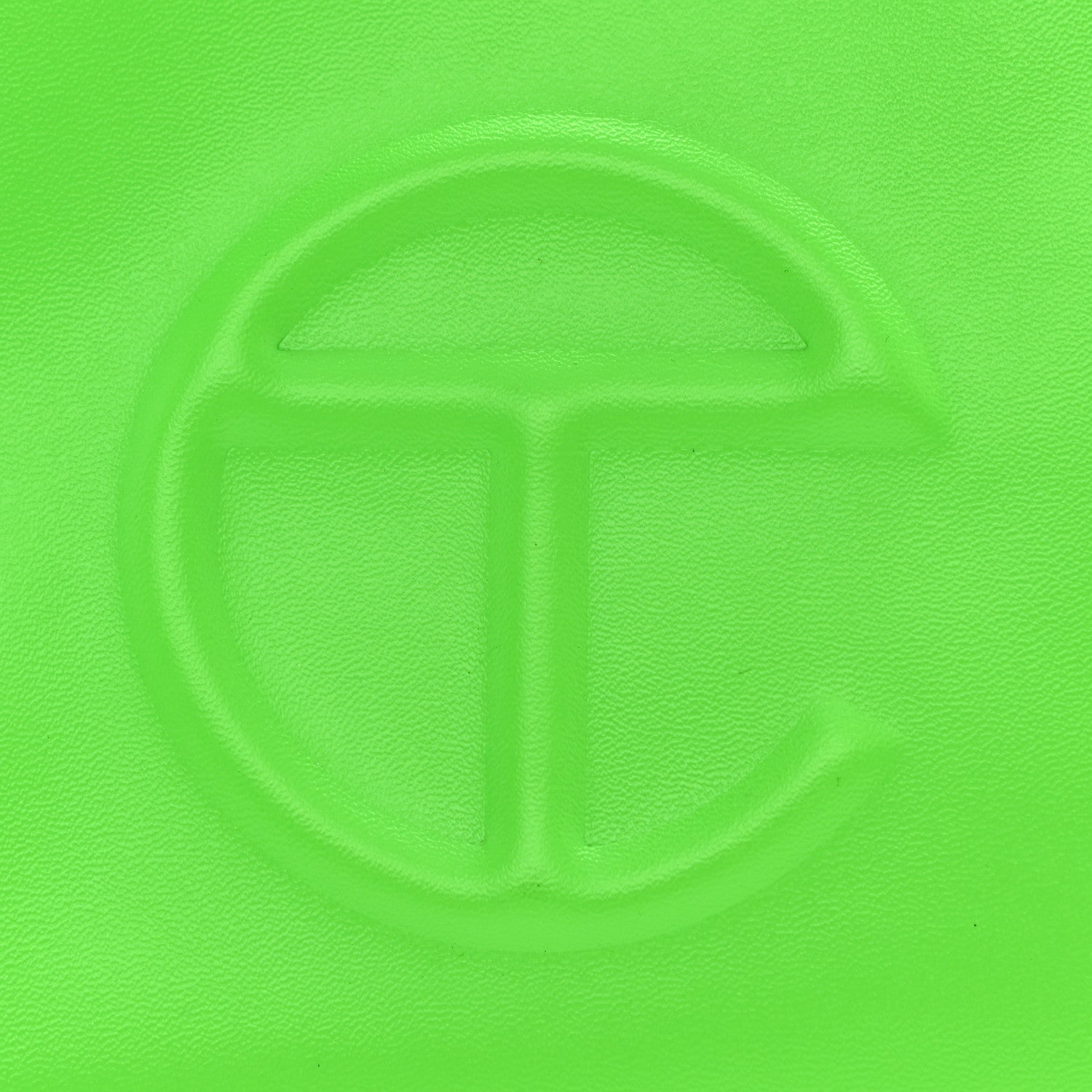 Telfar Vegan Leather Small Shopping Bag Highlighter Green 9 of 9