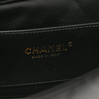 Chanel Lambskin Enamel Strass Quilted Mini Paris Monaco Flap Black 6 of 9
