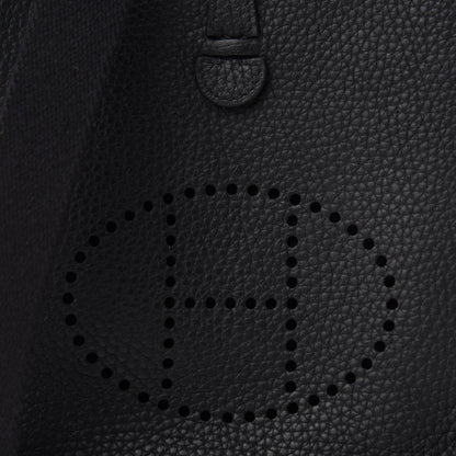 Hermes Taurillon Clemence Evelyne TPM Black 10 of 11
