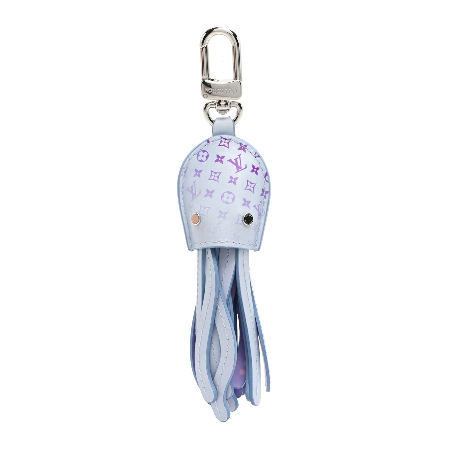 LV Octopus Bag Charm Blue