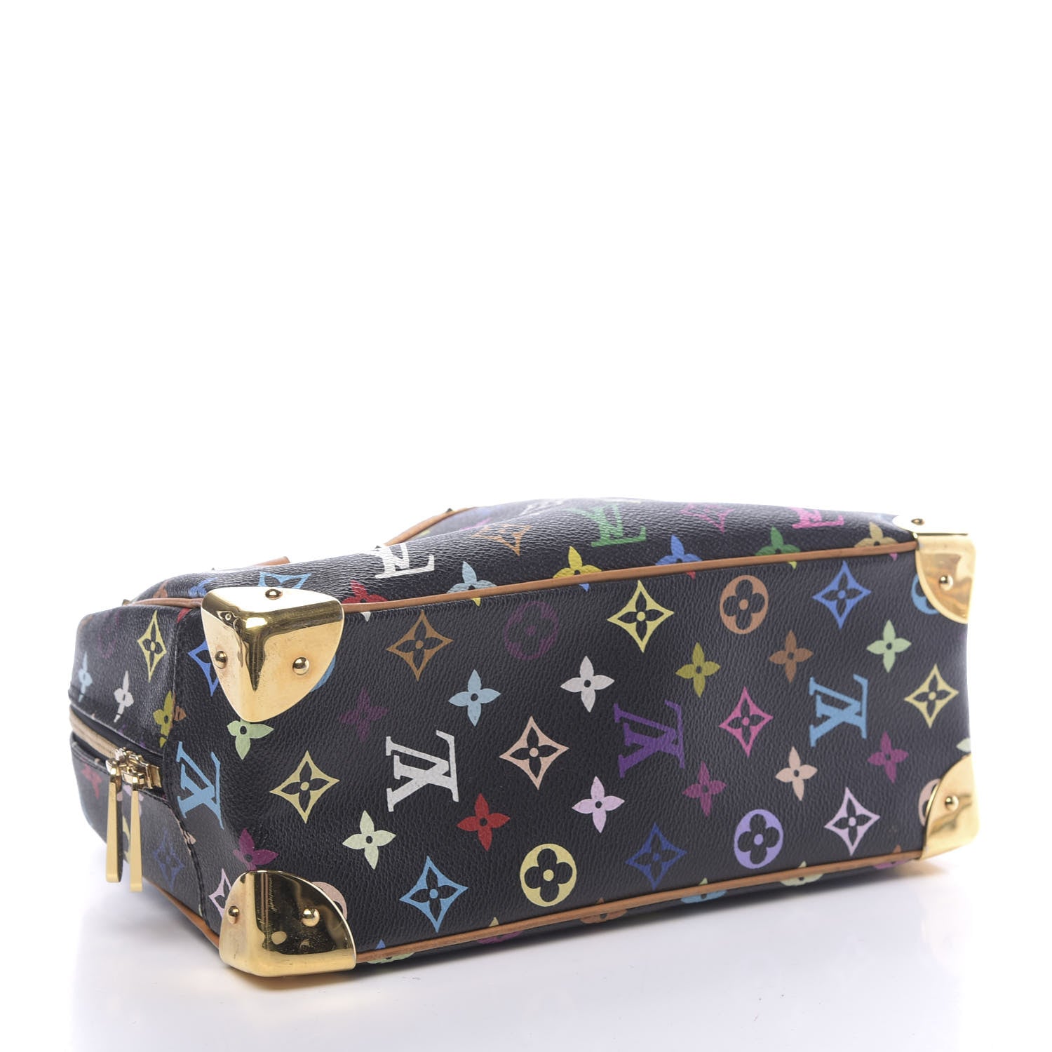 Louis Vuitton Monogram Multicolor Trouville Black 4 of 9