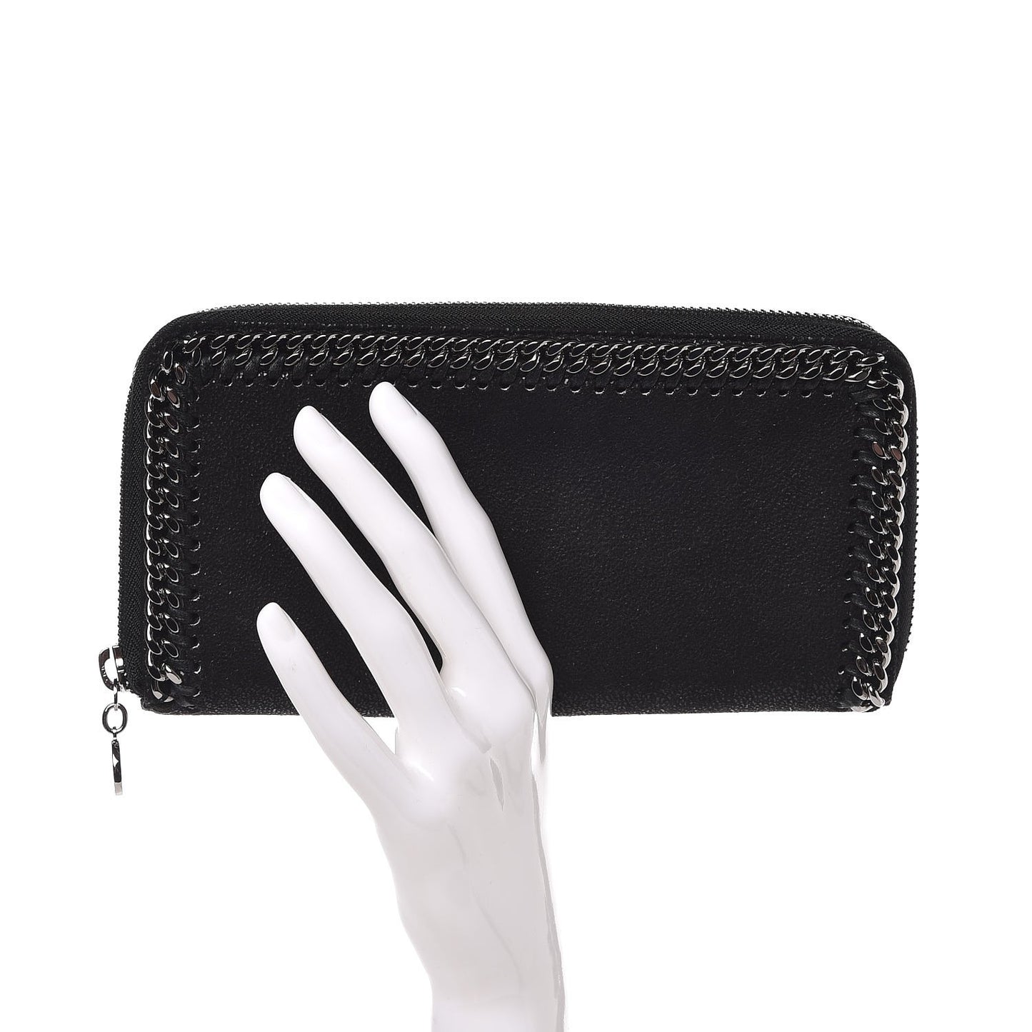 Shaggy Deer Falabella Box Continental Wallet Black