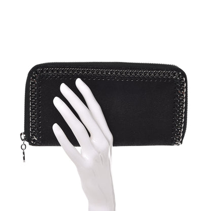 Stella McCartney Shaggy Deer Falabella Box Continental Wallet Black 2 of 7