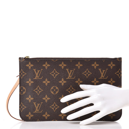 Louis Vuitton Monogram Neverfull MM GM Pochette 2 of 8