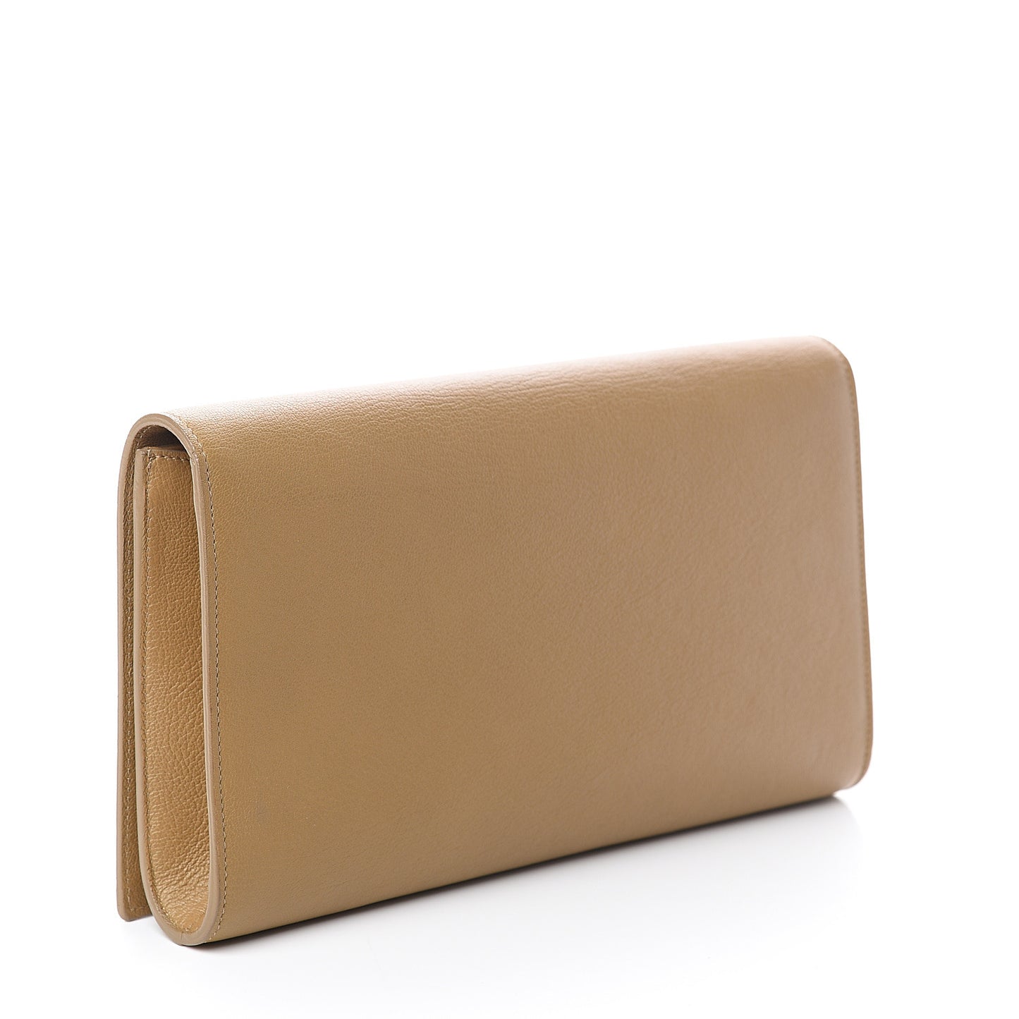 Calfskin Monogram Large Belle De Jour Clutch Beige