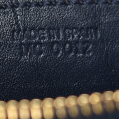 Christian Dior Monogram Mini Saddle Pochette Navy 7 of 8