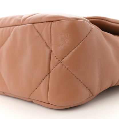 Chanel Lambskin Quilted Medium Chanel 19 Flap Brown 10 of 10