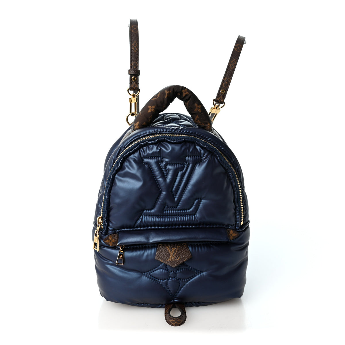 Econyl Mini Monogram Pillow Palm Springs Backpack Mini Navy