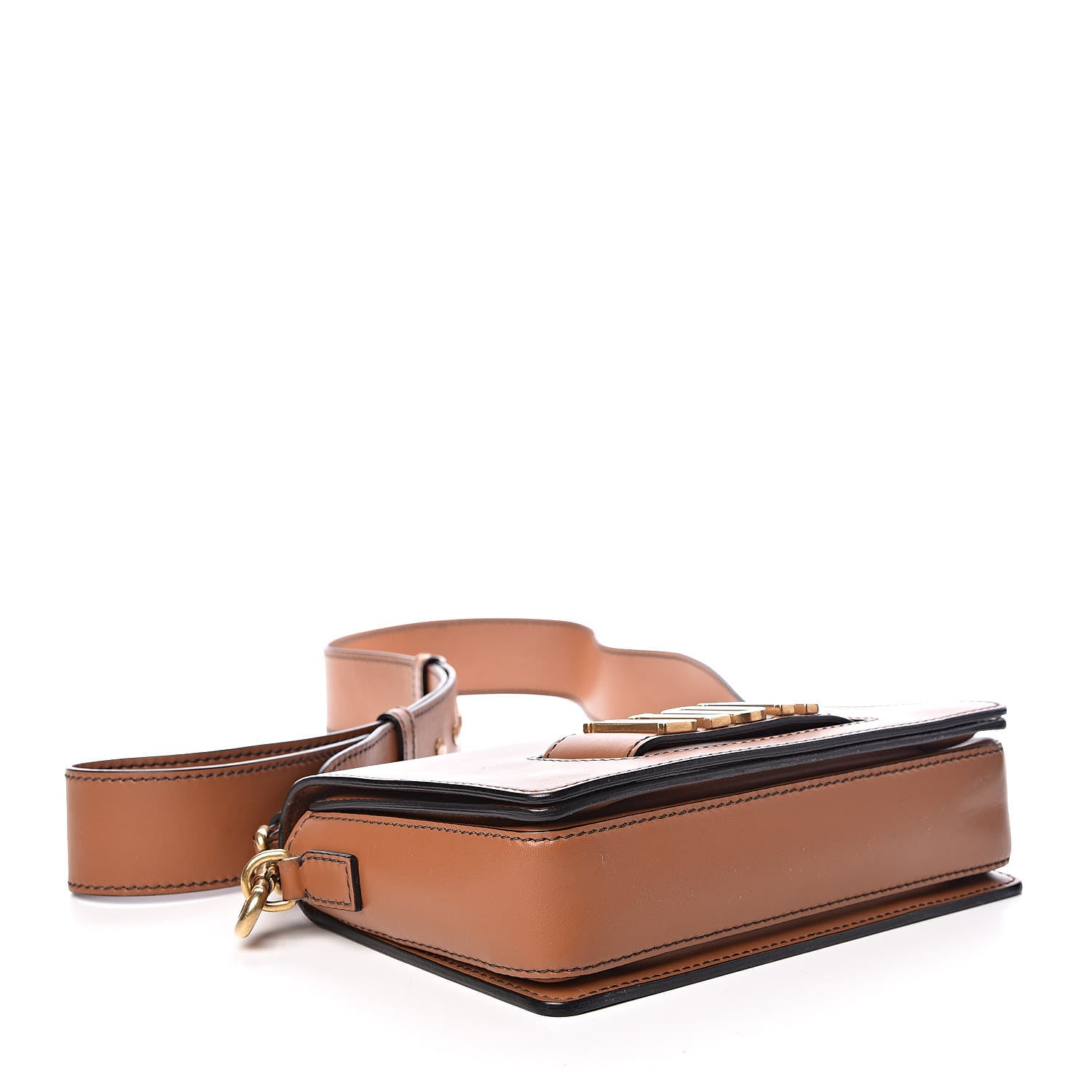 Christian Dior Smooth Calfskin Dio(r)evolution Flap Bag Tan 4 of 15
