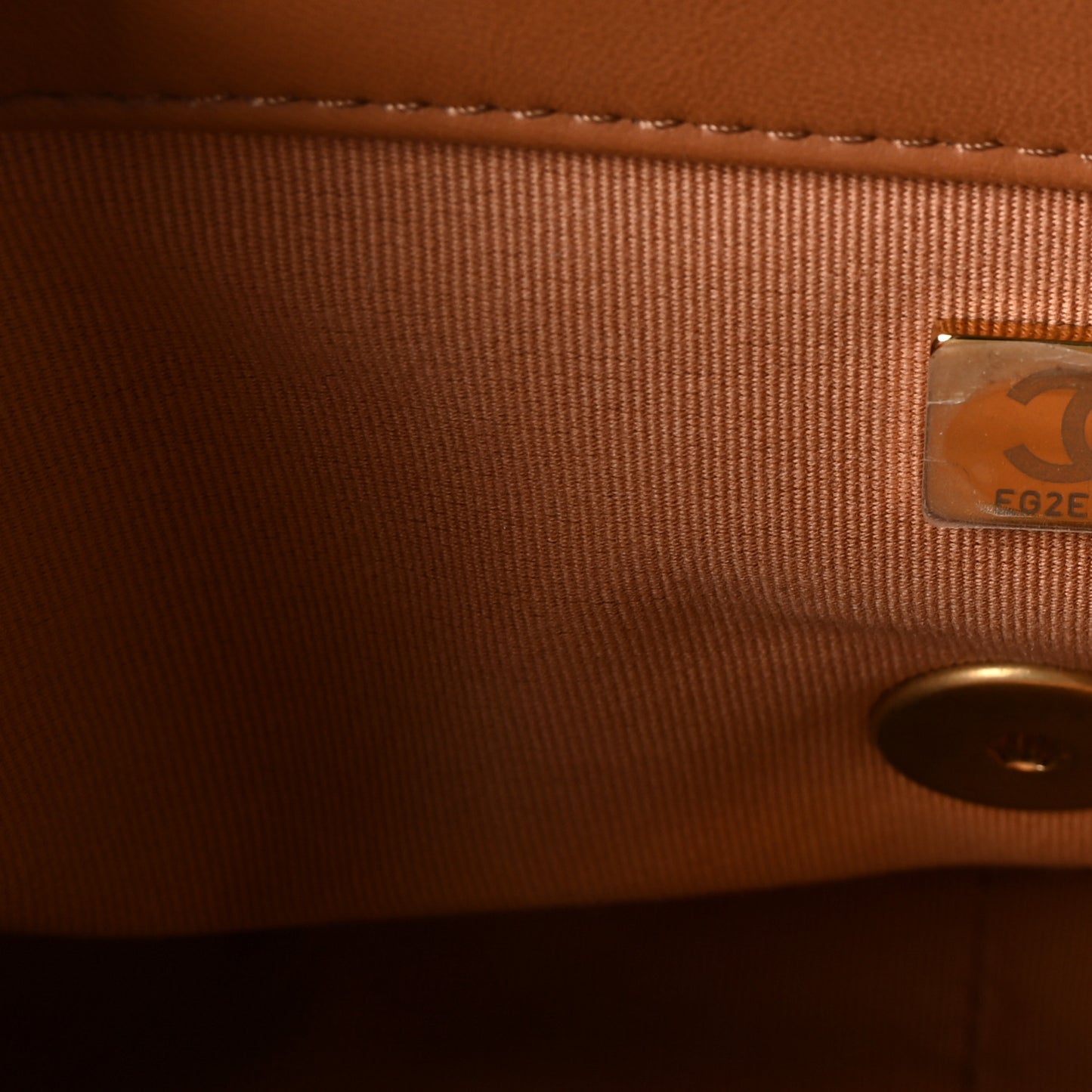 Lambskin Quilted Medium Chanel 19 Flap Brown