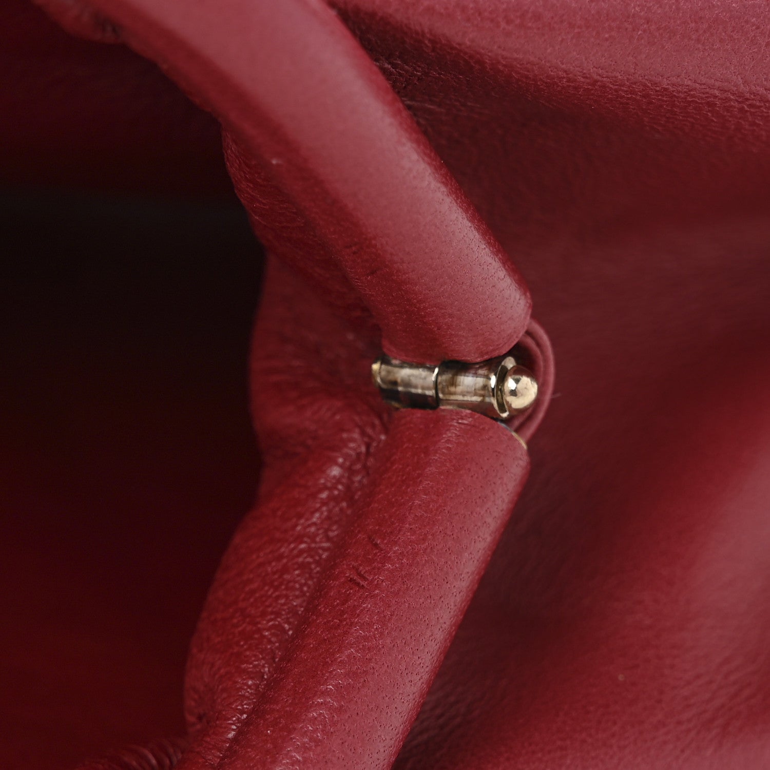Chanel Lambskin Quilted Timeless Clutch Red 12 of 12