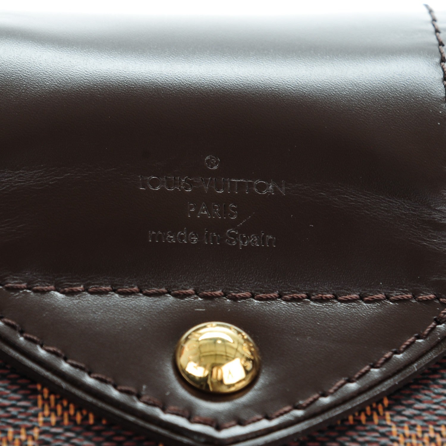 Louis Vuitton Damier Ebene Sistina GM 6 of 7