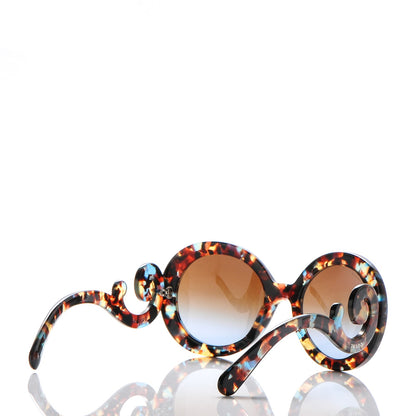 Prada Baroque Sunglasses SPR 27N Tortoise Blue 3 of 7