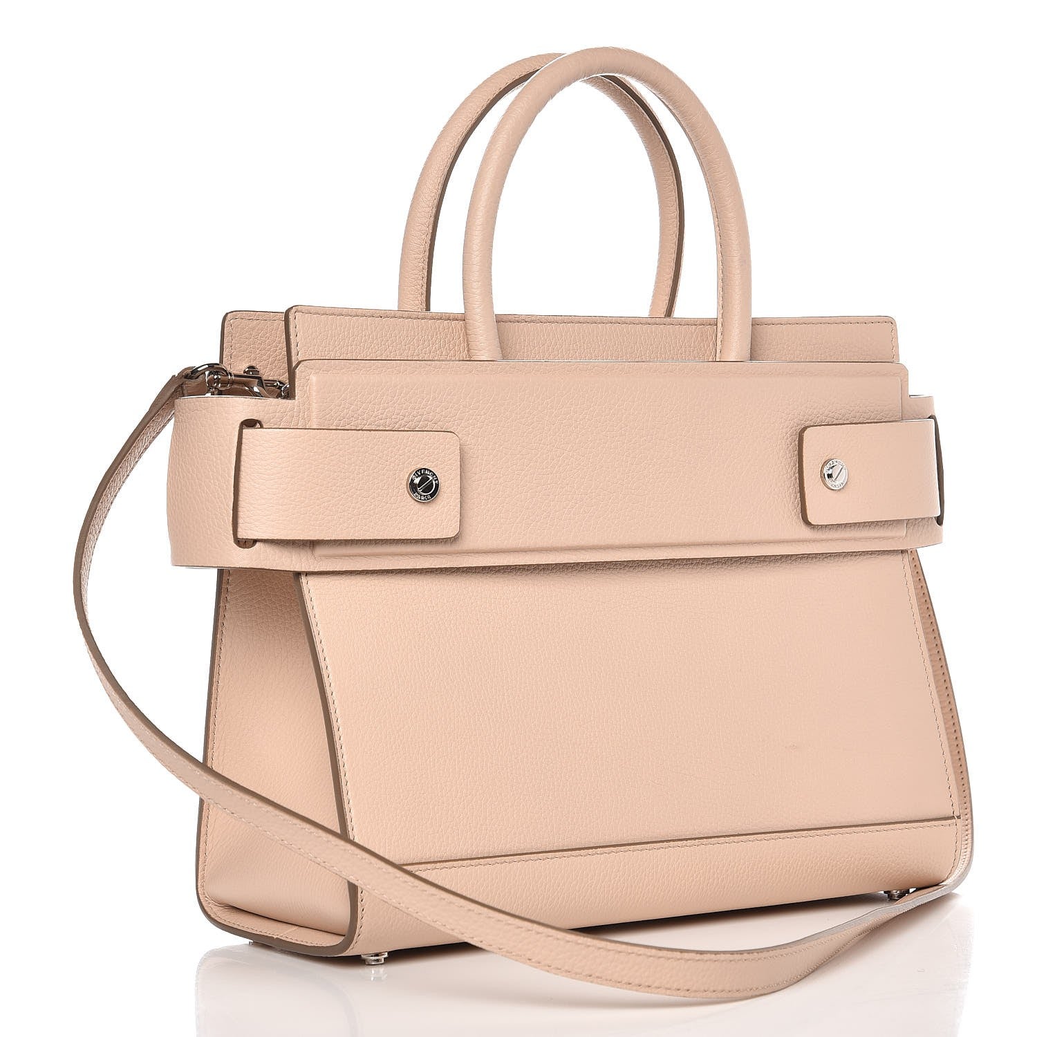 Givenchy Grained Calfskin Small Horizon Satchel Nude Pink 3 of 8