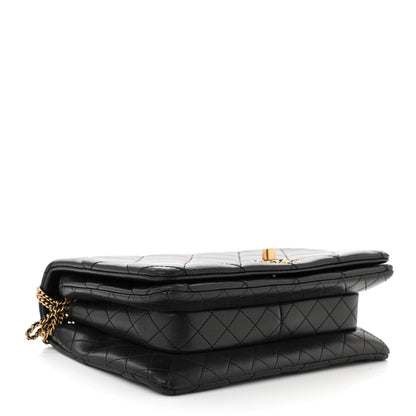 Chanel Lambskin Quilted On And On Small Chain Flap Black 4 of 11