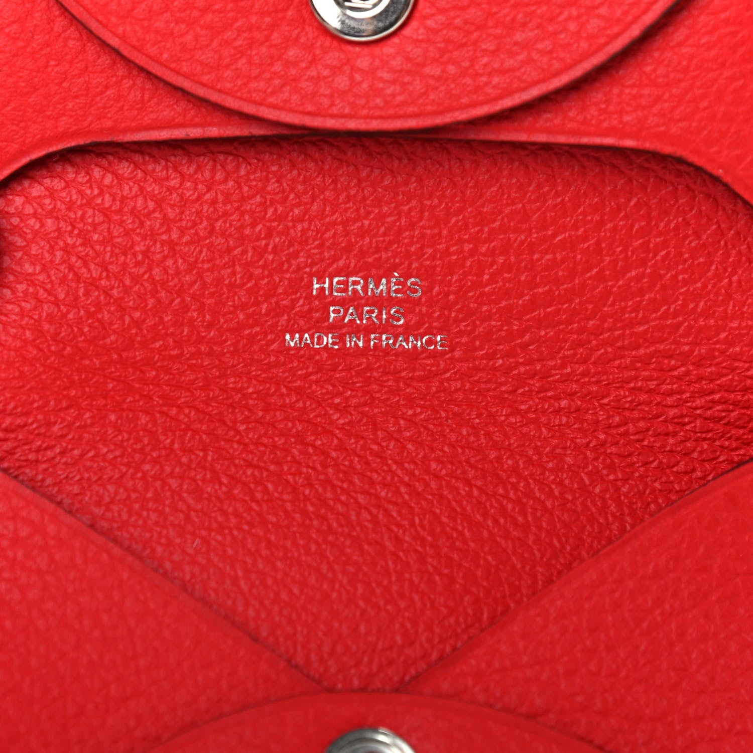 Hermes Evercolor Bastia Coin Purse Rouge De Coeur 6 of 7