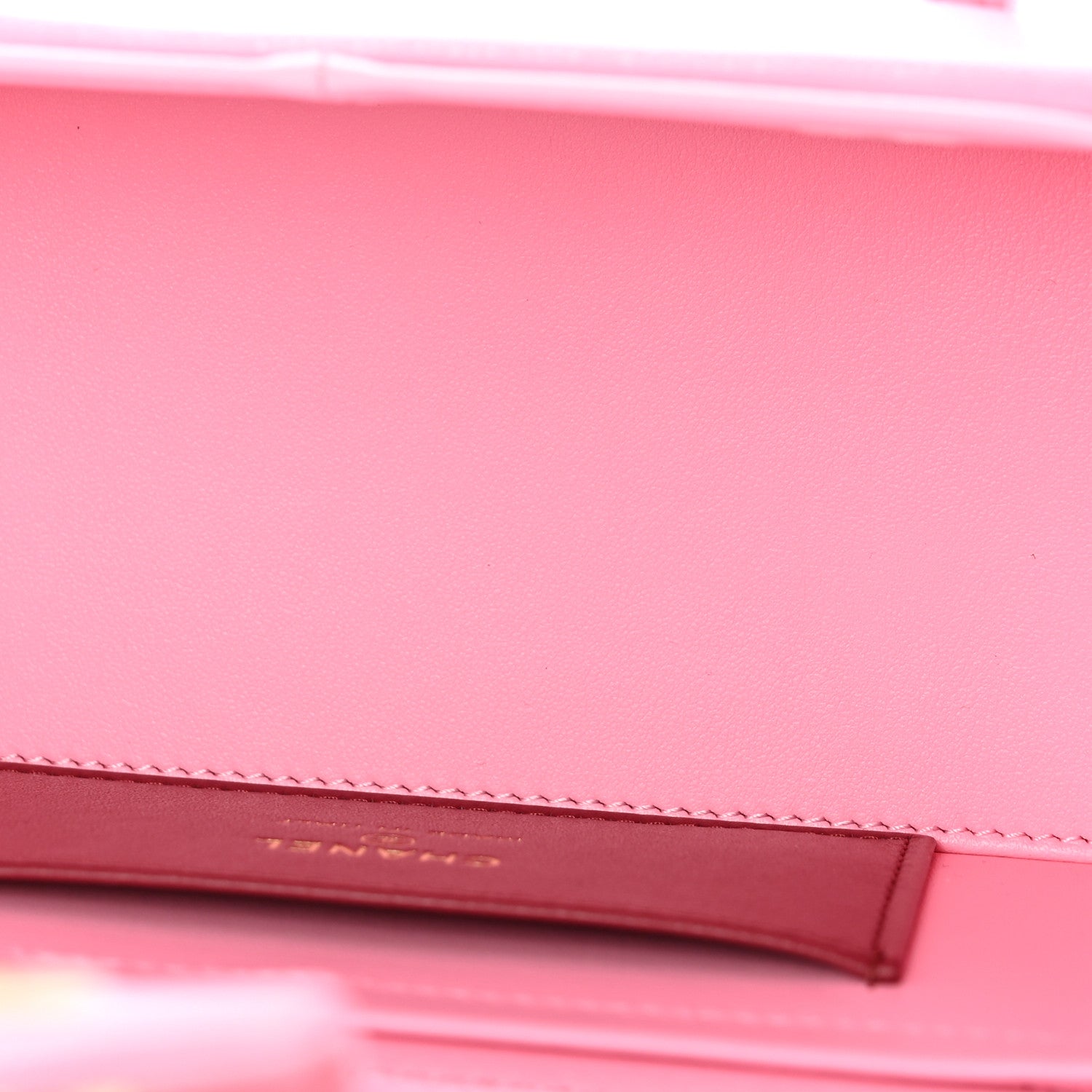 Chanel Shiny Caviar Preppy Coco Long Vanity With Strap Rose 5 of 12