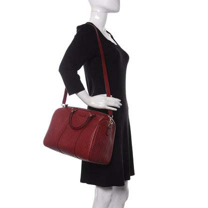 Gucci Microguccissima Medium Joy Boston Red 2 of 9