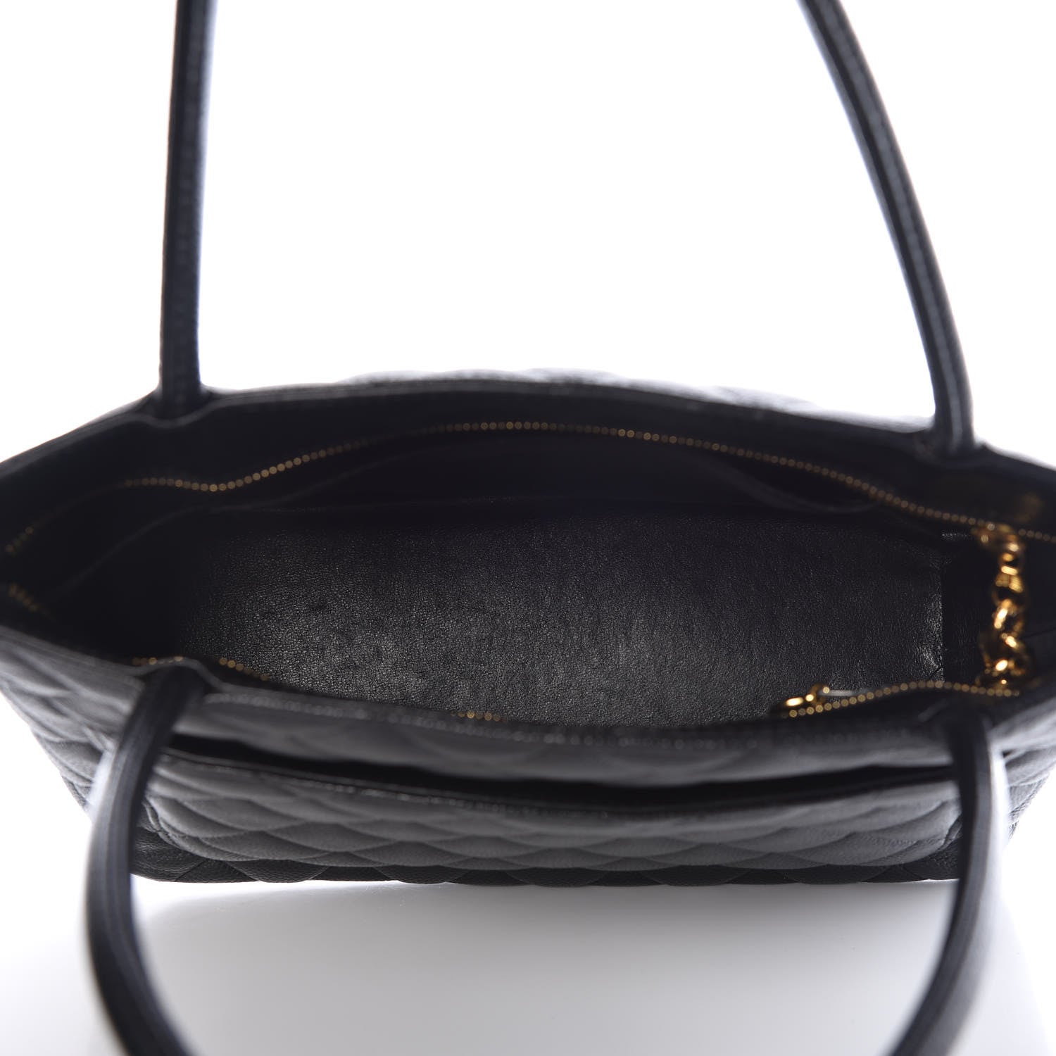 Chanel Caviar Quilted Medallion Tote Black 9 of 12