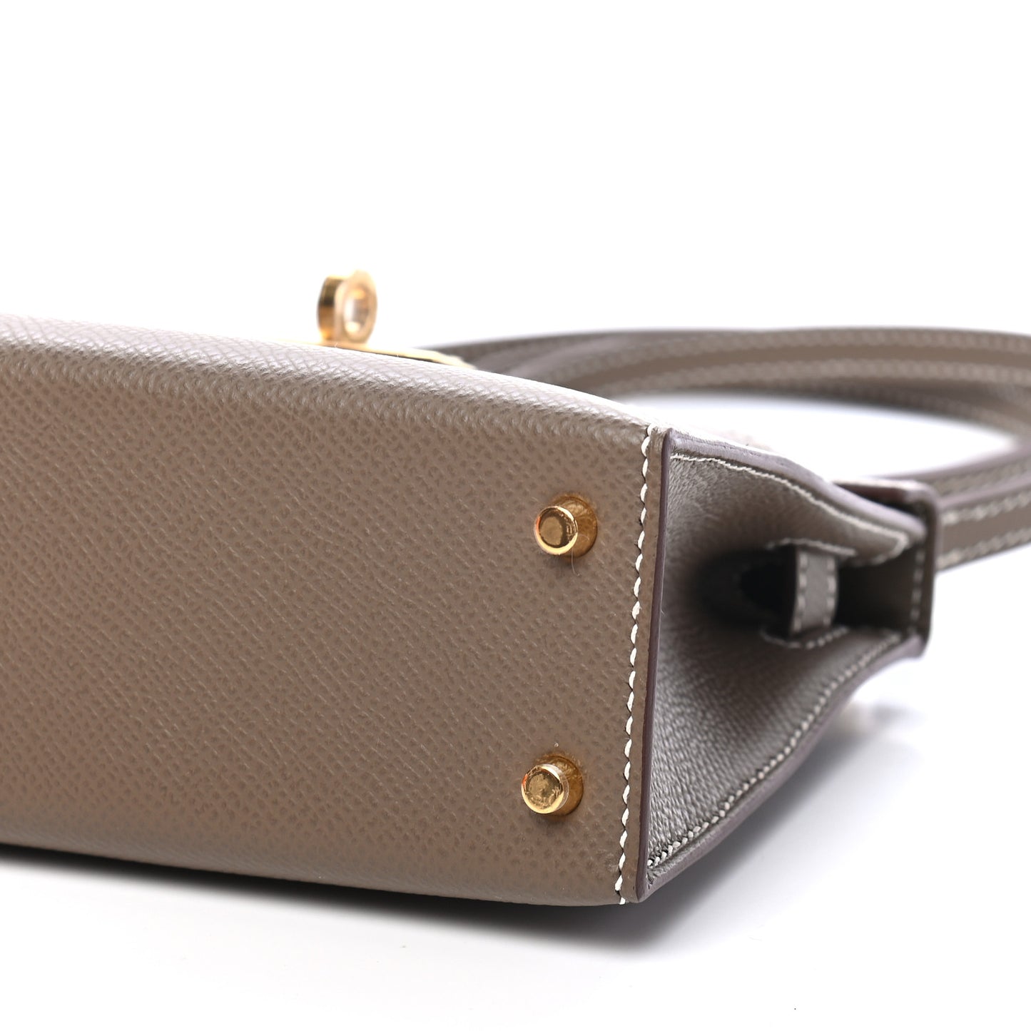 Epsom Mini Kelly Sellier 20 Etoupe