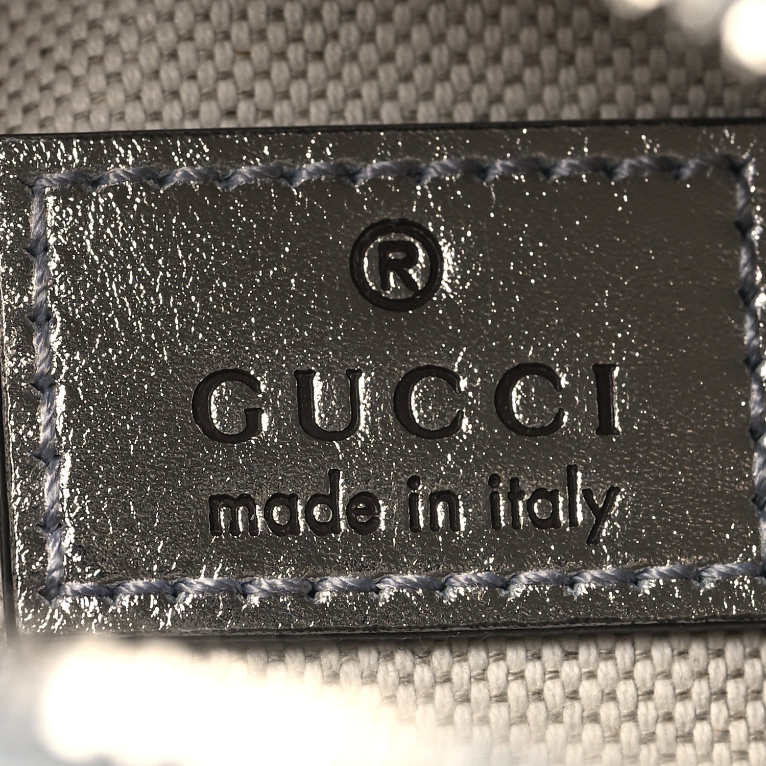 Gucci Metallic Sakai Be Green Calfskin Diagonal Stitched Small Blondie Shoulder Bag Silver 6 of 11
