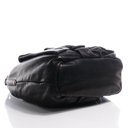 Prada Cervo Shine Hobo Nero Black 4 of 9