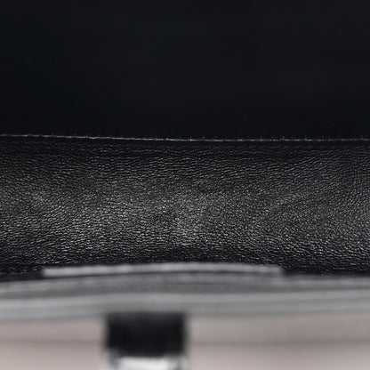 Saint Laurent Patent Monochrome Le 5 A 7 Hobo Black 5 of 10