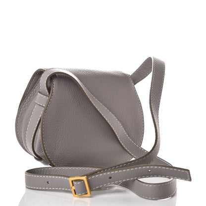 Chloe Calfskin Mini Marcie Round Crossbody Bag Cashmere Grey 2 of 11