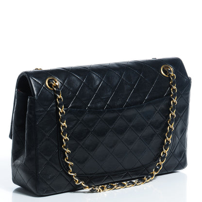 Chanel Lambskin Quilted Medium Single Flap Black 3 of 9