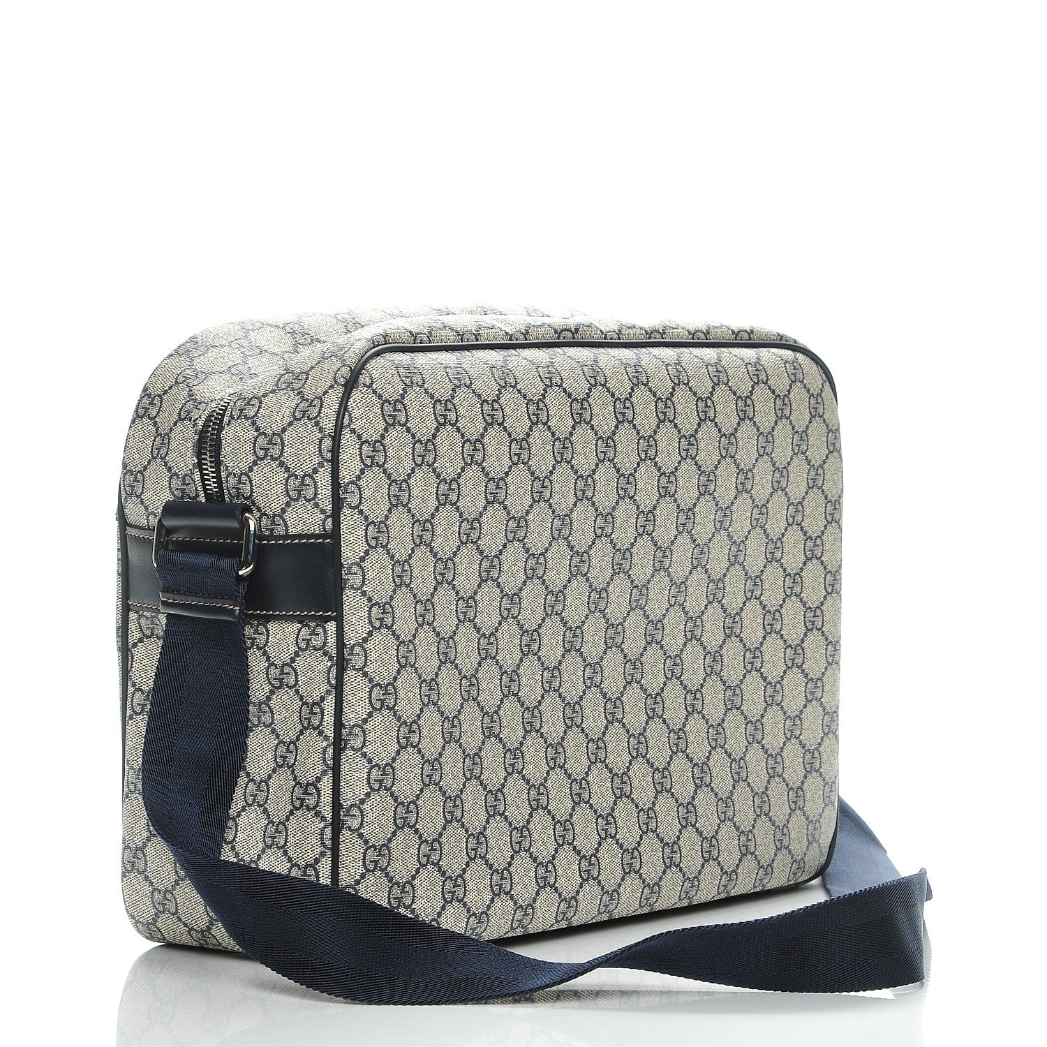 Gucci GG Plus Monogram Large Messenger Bag Navy 3 of 7