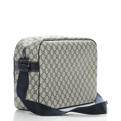 Gucci GG Plus Monogram Large Messenger Bag Navy 3 of 7