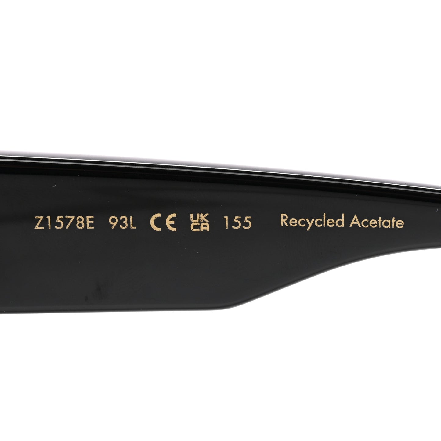 Acetate Swarovski Crystal Cyclone Sunglasses Z1578E Black