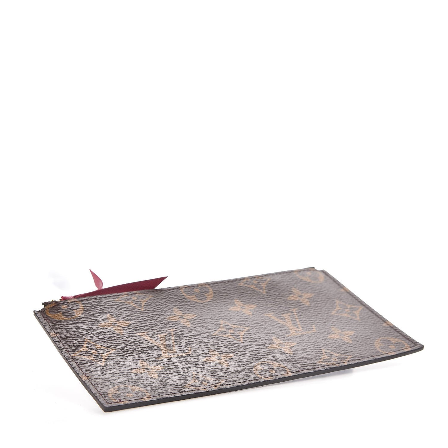 Monogram Felicie Chain Wallet Zippered Insert Fuchsia