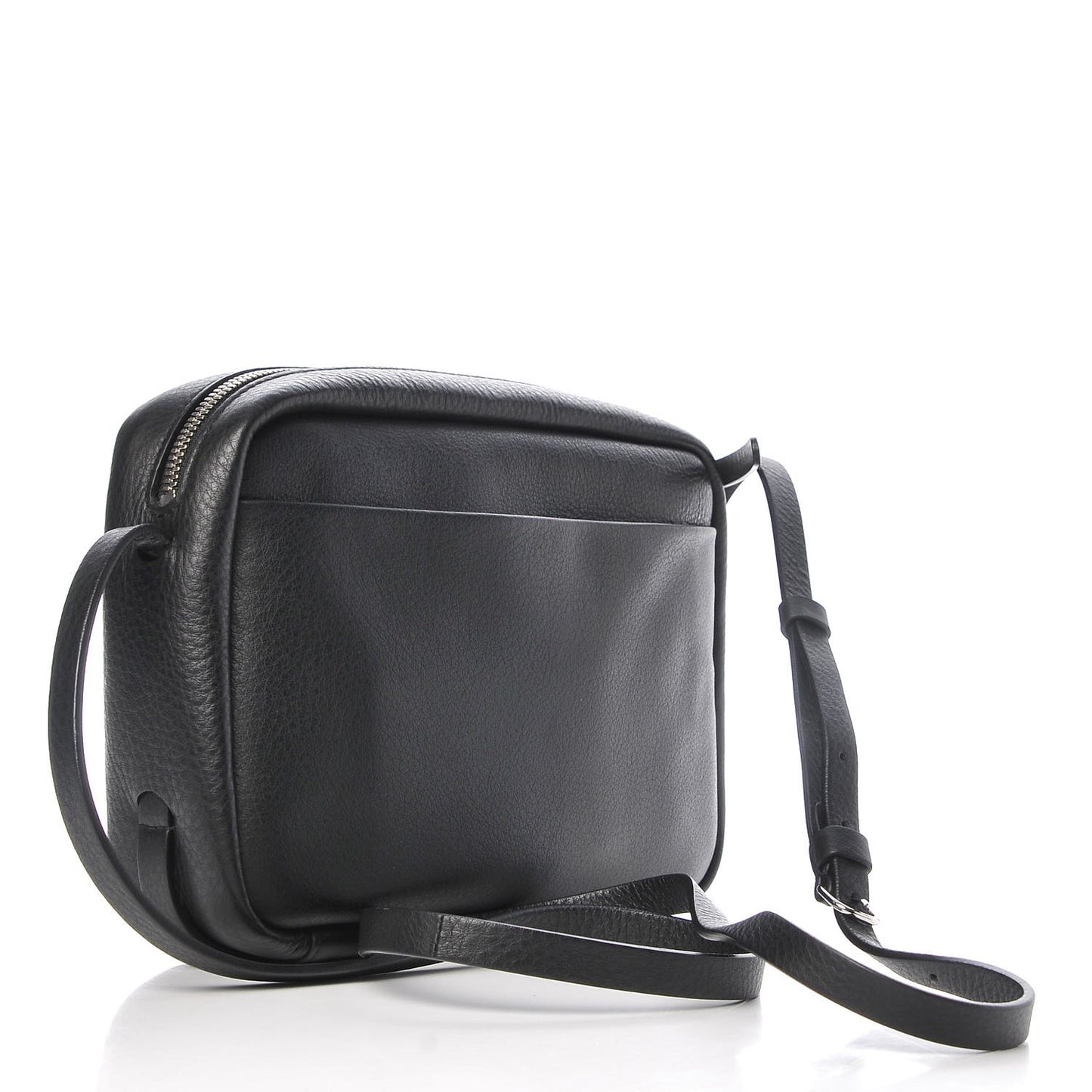 Calfskin Logo S Everyday Camera Bag Black